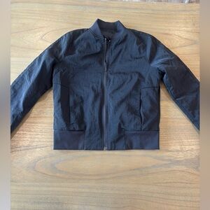Lululemon Non-Stop Bomber Jacket Black Size 4 Athleisure Zip Up
